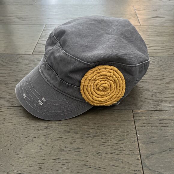 BLUEDYE Accessories - Y2K esque BLUEDYE Art to Wear PaigeBoy Cap Hat Boho Denim